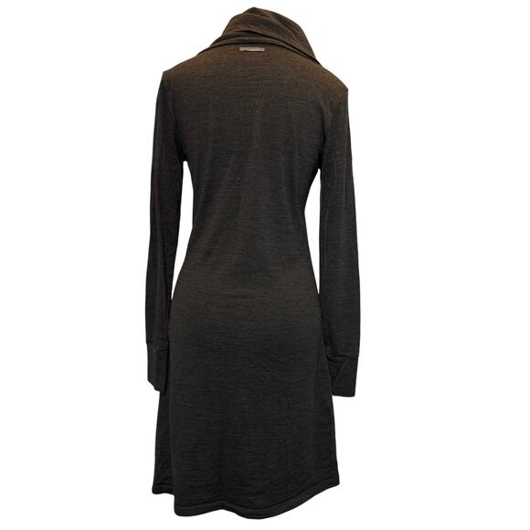 Icebreaker Merino Wool Jersey Ariana Dress Small Breathable Outdoors UPF Gray - Picture 3 of 12